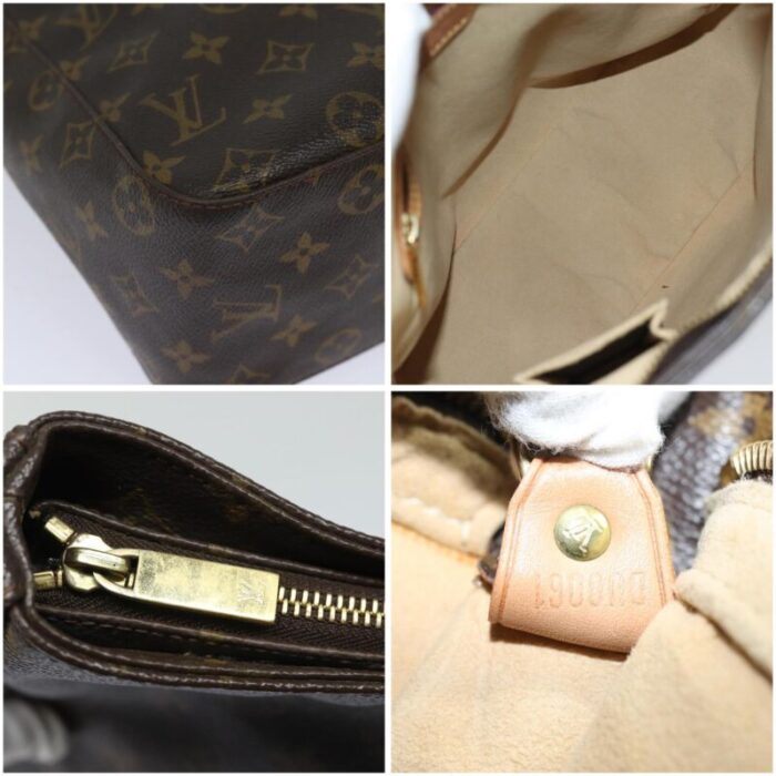 louis vuitton monogram looping gm shoulder bag m51145 lv auth 79831 9070