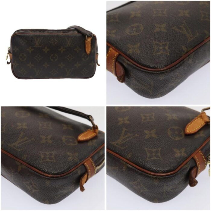 louis vuitton monogram marly bandouliere shoulder bag m51828 lv auth bs15426 7359