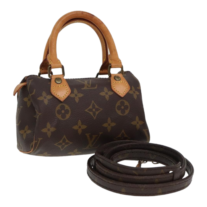 louis vuitton monogram mini speedy hand bag m41534 lv auth 78005 0322