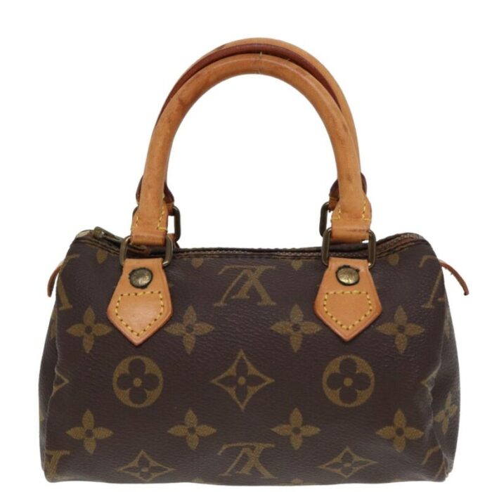 louis vuitton monogram mini speedy hand bag m41534 lv auth 78005 0904