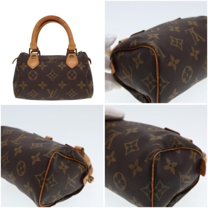 louis vuitton monogram mini speedy hand bag m41534 lv auth 78005 5504