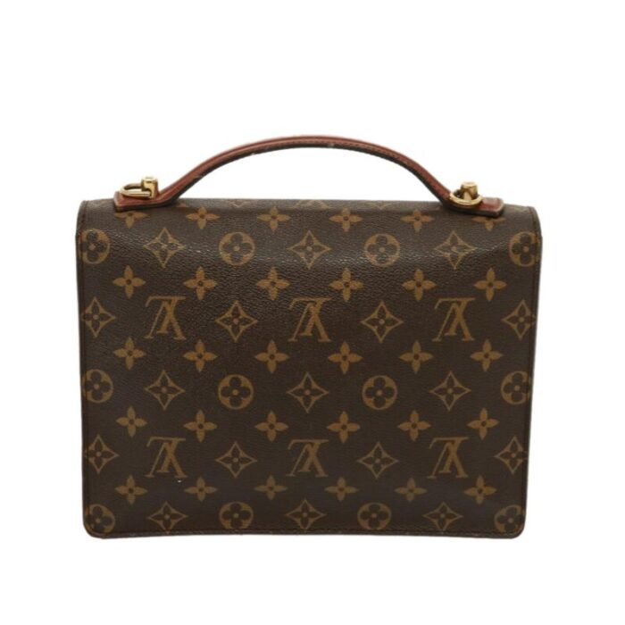 louis vuitton monogram monceau 26 shoulder bag m51187 lv auth 78670 7964