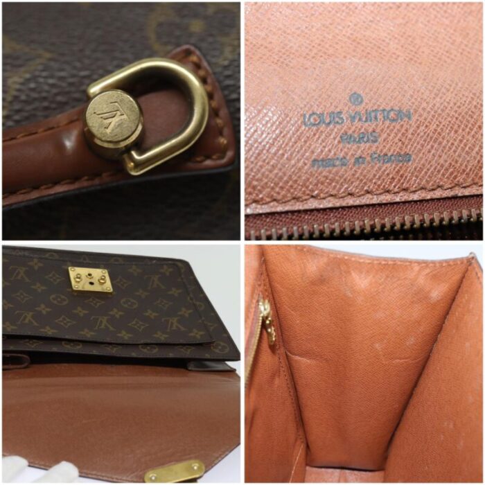 louis vuitton monogram monceau 28 hand bag 2way m51185 lv auth 78302 4405