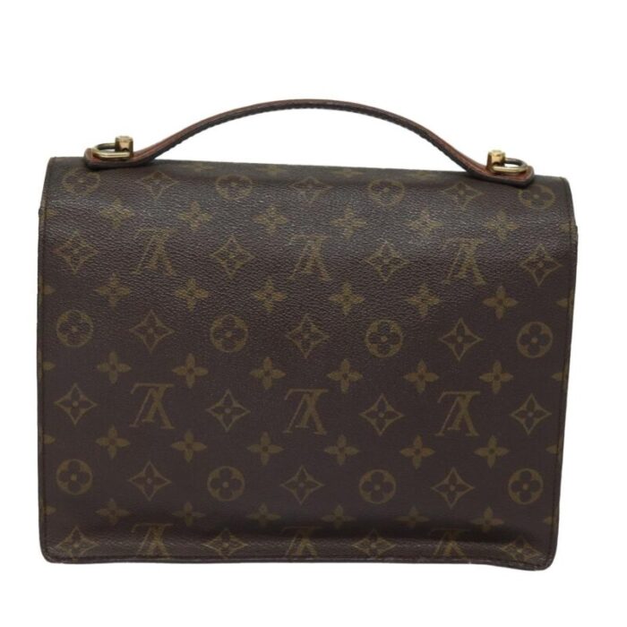 louis vuitton monogram monceau 28 hand bag 2way m51185 lv auth 78302 6444