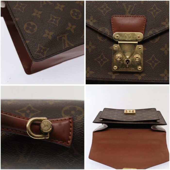 louis vuitton monogram monceau 28 hand bag 2way m51185 lv auth bs15421 4124