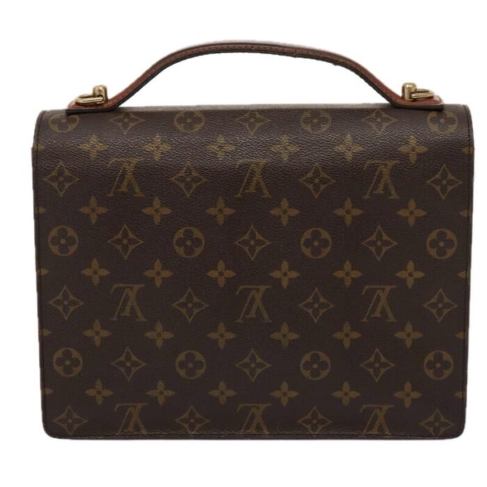 louis vuitton monogram monceau 28 hand bag 2way m51185 lv auth bs15421 7826