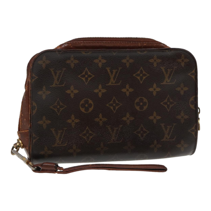 louis vuitton monogram orsay clutch bag m51790 lv auth 78016 4977