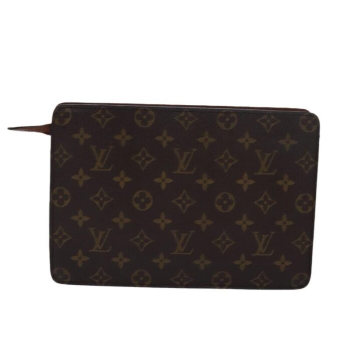 louis vuitton monogram pochette homme clutch bag m51795 lv auth 79449 3032