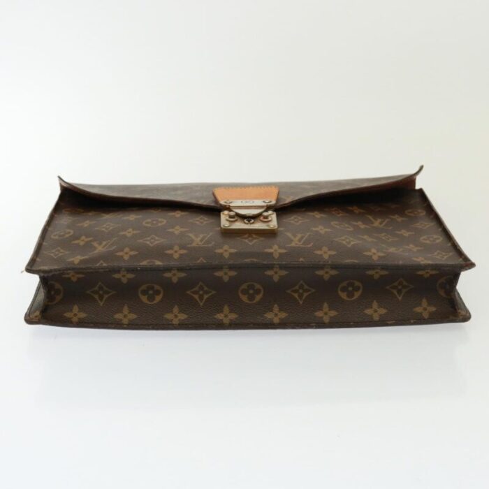 louis vuitton monogram porte documents senatur briefcase m53335 lv auth 77250 0839