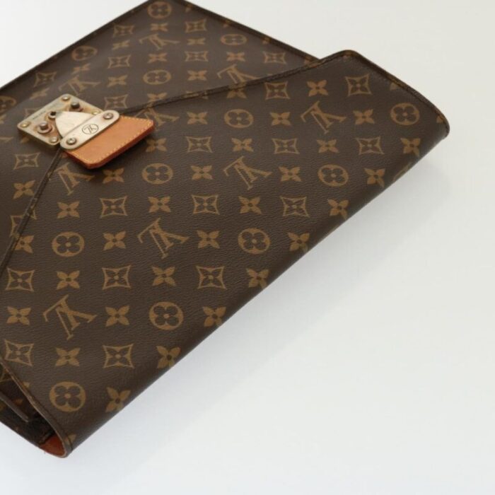 louis vuitton monogram porte documents senatur briefcase m53335 lv auth 77250 2300