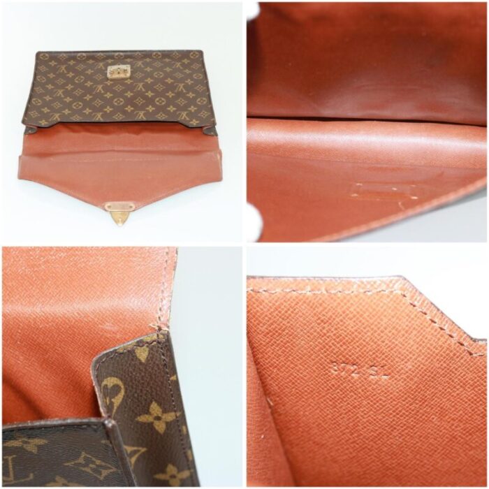 louis vuitton monogram porte documents senatur briefcase m53335 lv auth 77250 6158