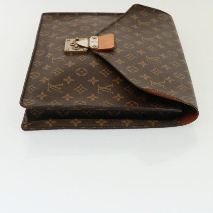 louis vuitton monogram porte documents senatur briefcase m53335 lv auth 77250 7302