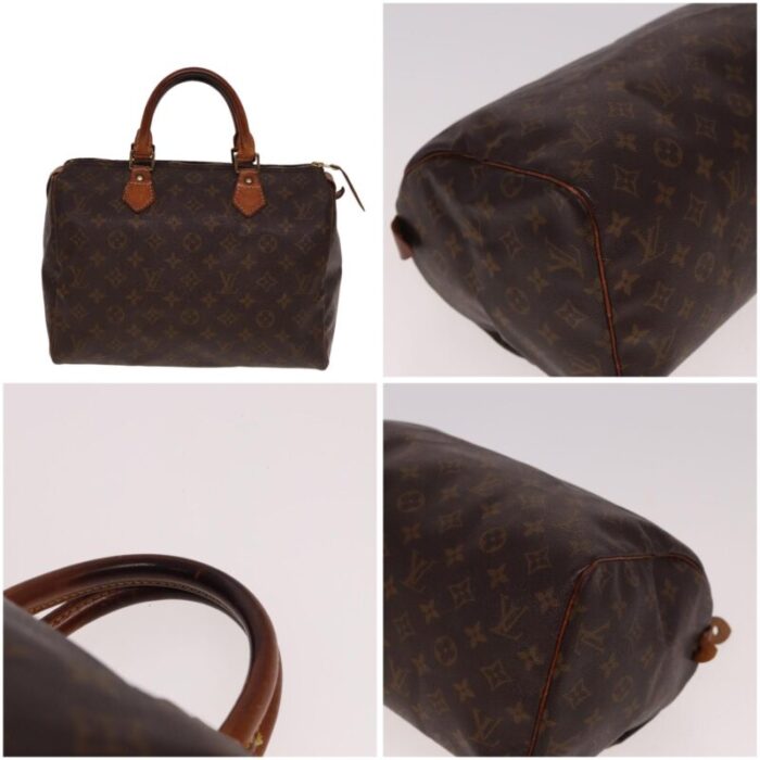 louis vuitton monogram speedy 30 hand bag m41526 lv auth 77954 4399