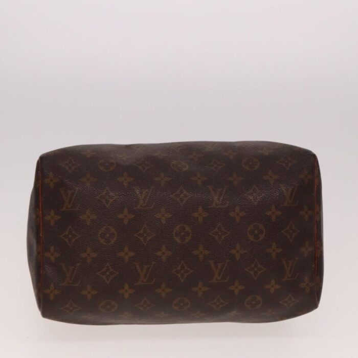 louis vuitton monogram speedy 30 hand bag m41526 lv auth 77954 5718