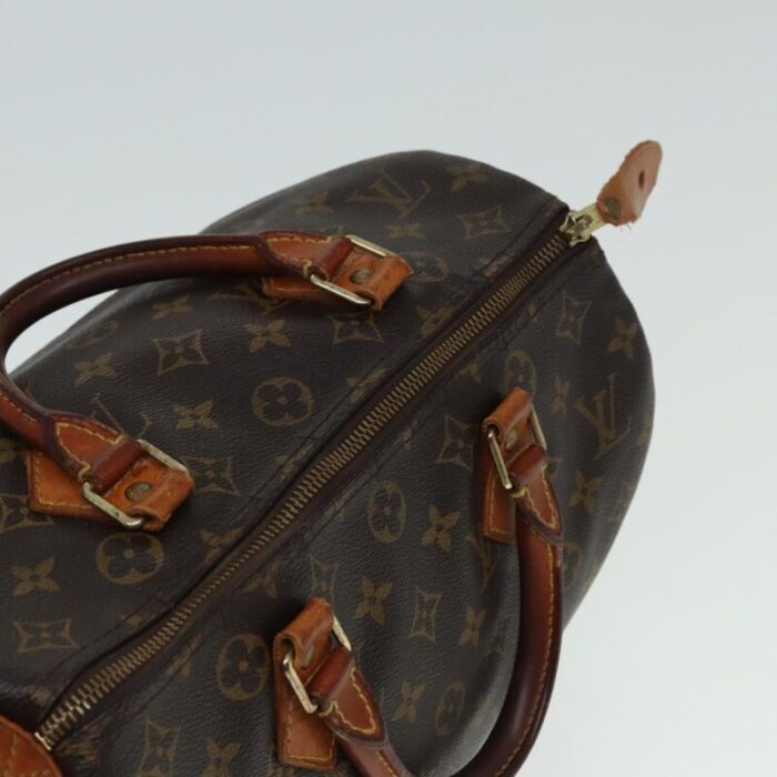 louis vuitton monogram speedy 30 hand bag m41526 lv auth 78899 6443