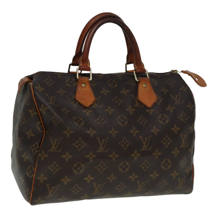 louis vuitton monogram speedy 30 hand bag m41526 lv auth 78899 6594