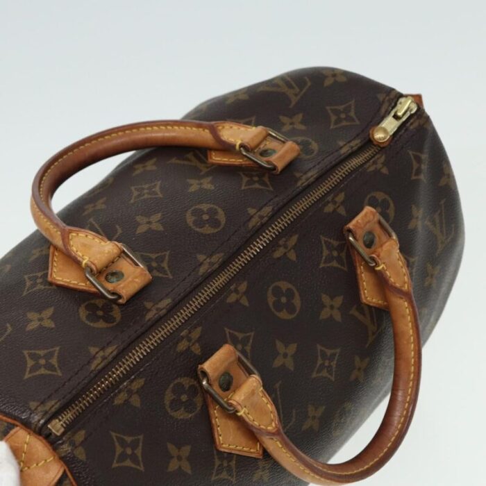 louis vuitton monogram speedy 30 hand bag m41526 lv auth yk13169 2953