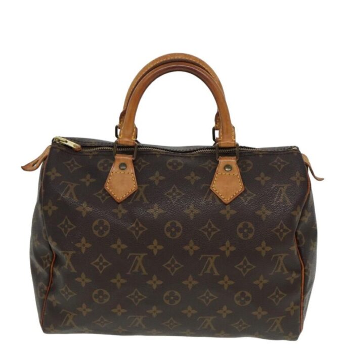 louis vuitton monogram speedy 30 hand bag m41526 lv auth yk13169 3168