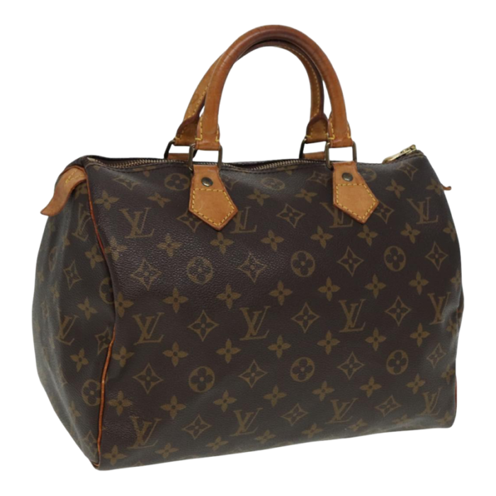 louis vuitton monogram speedy 30 hand bag m41526 lv auth yk13169 5313