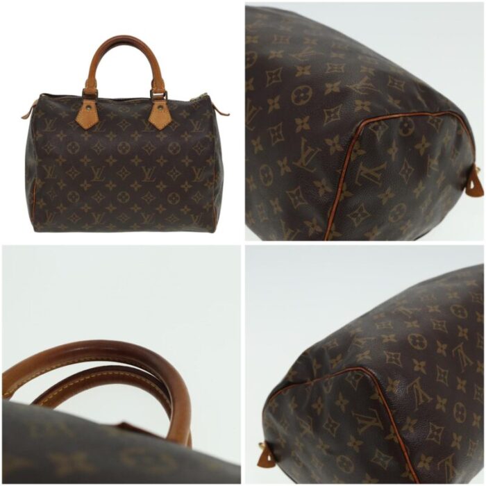 louis vuitton monogram speedy 30 hand bag m41526 lv auth yk13169 8945