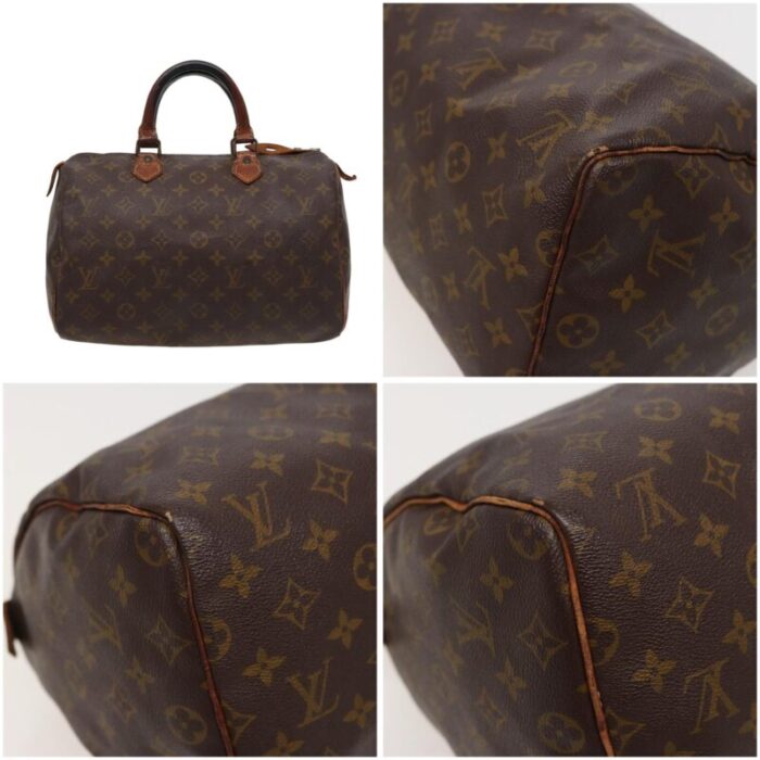 louis vuitton monogram speedy 30 hand bag vintage m41526 lv auth bs15328 0731