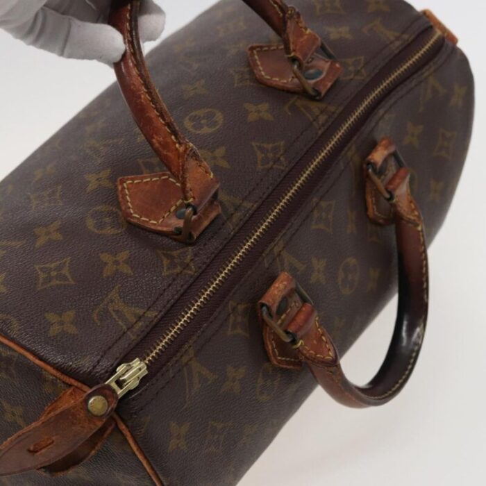 louis vuitton monogram speedy 30 hand bag vintage m41526 lv auth bs15328 4527