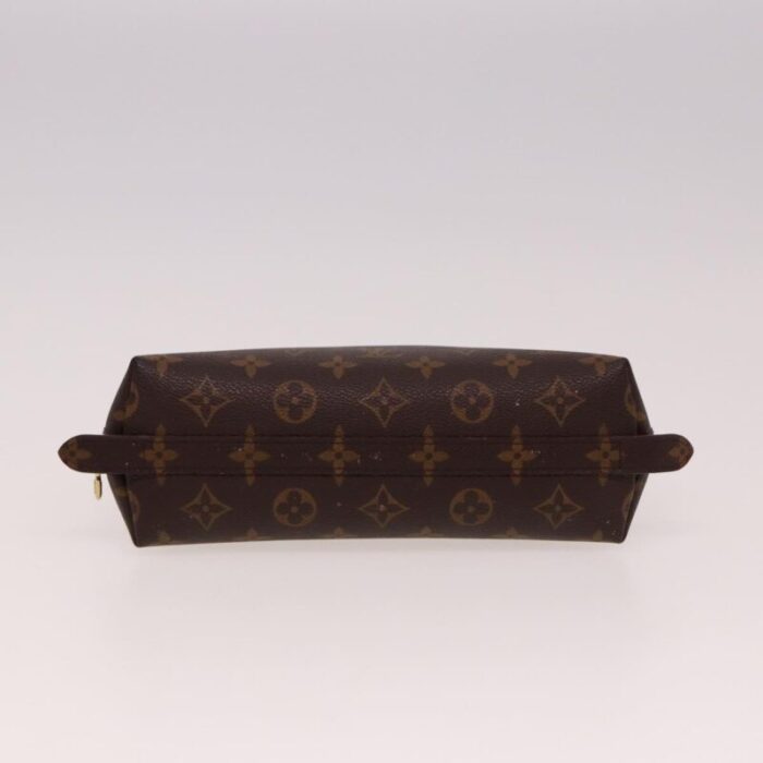 louis vuitton monogram trousse demi ronde cosmetic pouch m47520 lv auth 77855 1326