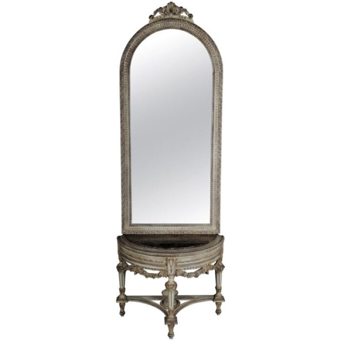 louis xvi console mirror 1