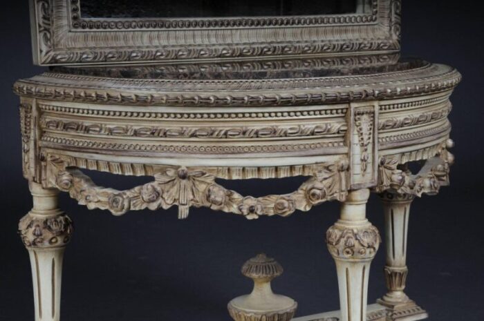 louis xvi console mirror 8