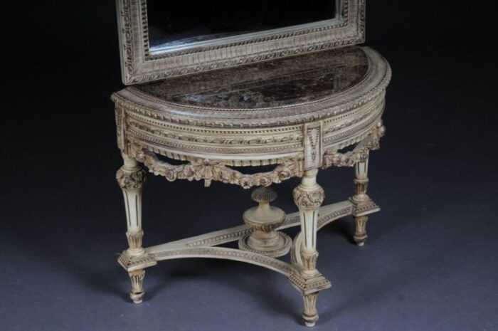 louis xvi console mirror 9