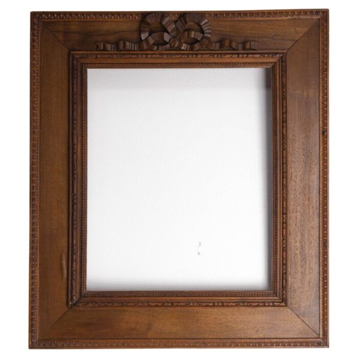 louis xvi french walnut frame 1890s 1