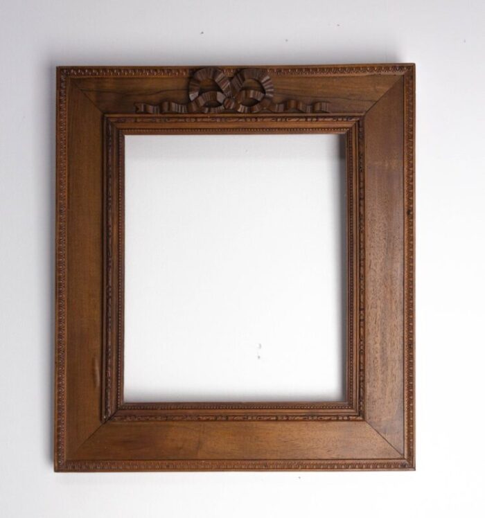 louis xvi french walnut frame 1890s 2