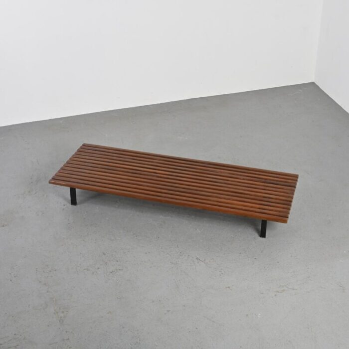 mahogany cansaodo bench by charlotte perriand for steph simon 1962 2488