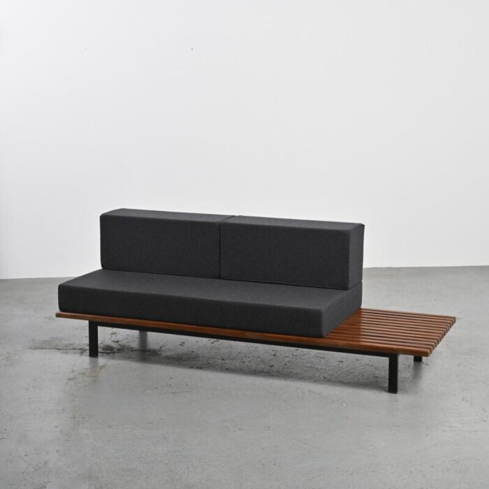 mahogany cansaodo bench by charlotte perriand for steph simon 1962 4224