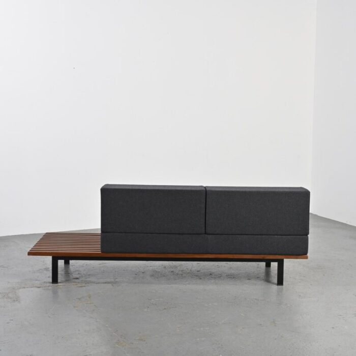 mahogany cansaodo bench by charlotte perriand for steph simon 1962 4540