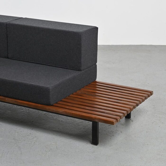 mahogany cansaodo bench by charlotte perriand for steph simon 1962 5000