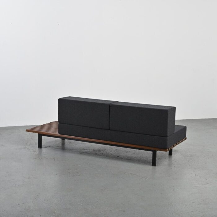 mahogany cansaodo bench by charlotte perriand for steph simon 1962 8261