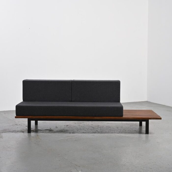 mahogany cansaodo bench by charlotte perriand for steph simon 1962 9192