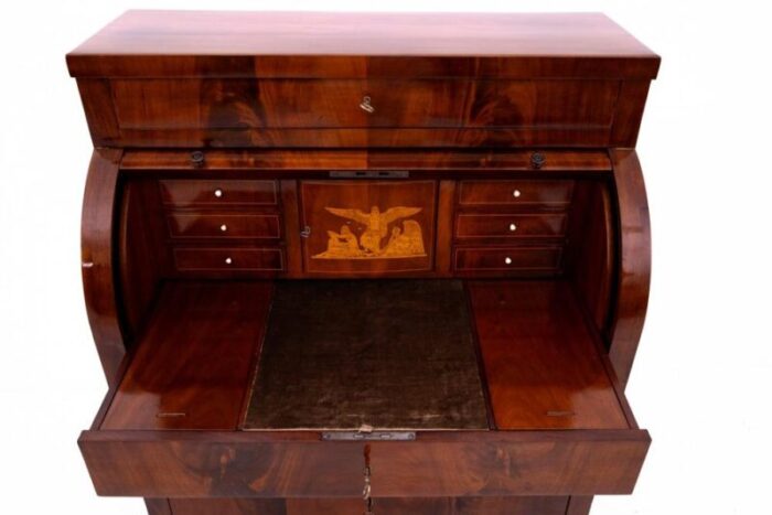 mahogany secretary northern europe late 19th century 8441