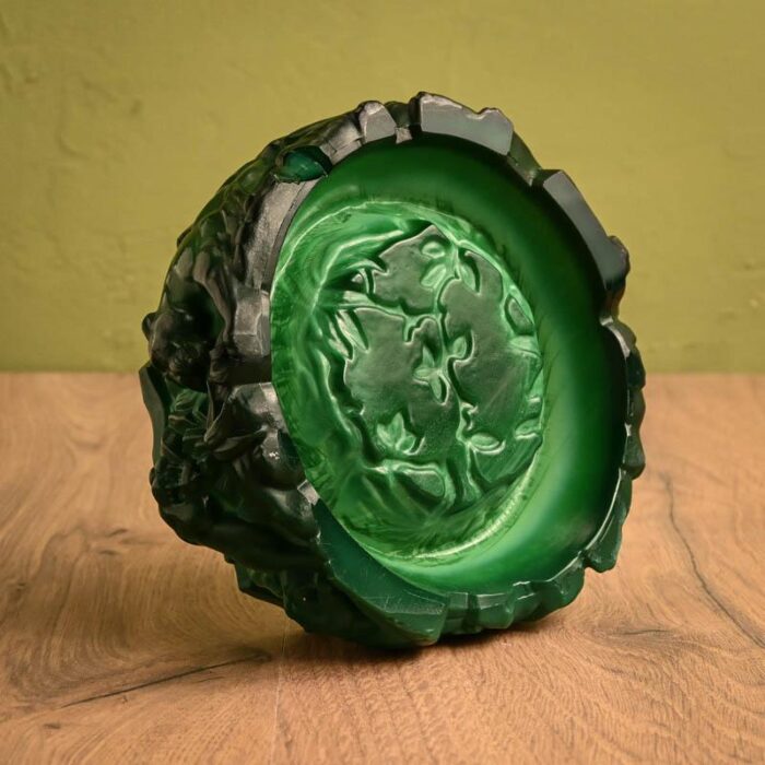 malachite ashtray by hoffman 3649