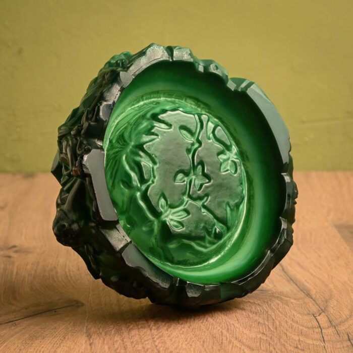 malachite ashtray by hoffman 4611