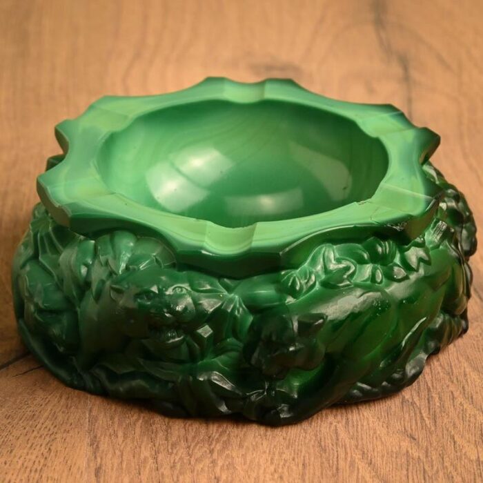 malachite ashtray by hoffman 8178