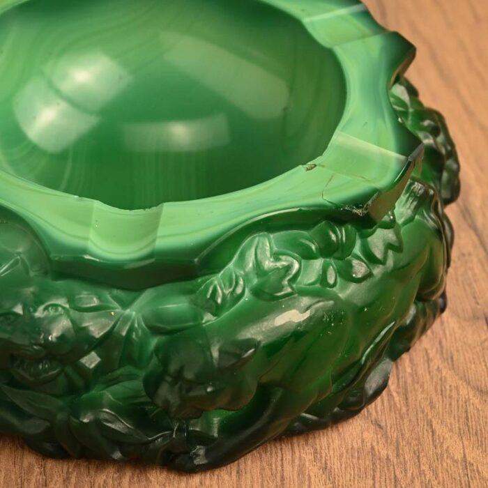 malachite ashtray by hoffman 8990