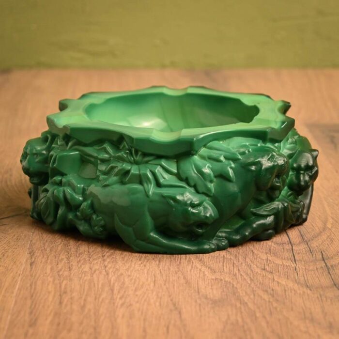 malachite ashtray by hoffman 9297