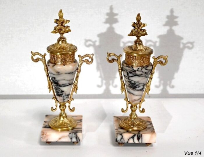 marble and bronze casseroles 1920 set of 2 12