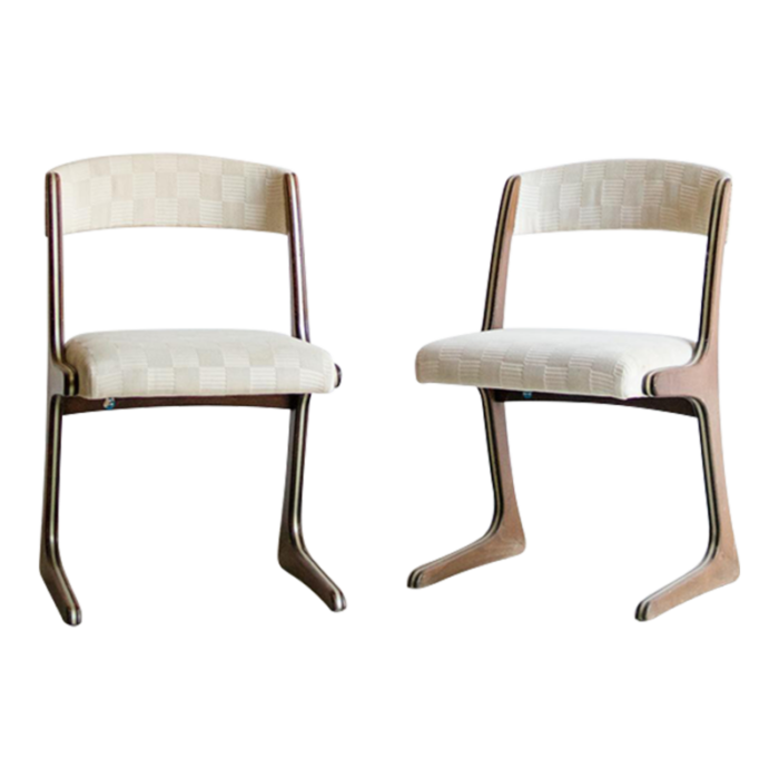 mid 20th century pair of baumann kangaroo chairs 2605