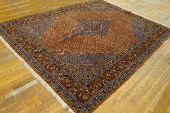 mid 20th century persian moud carpet 7319