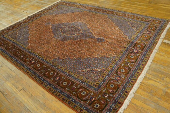 mid 20th century persian moud carpet 8702