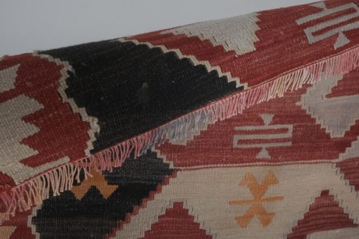 mid 20th century turkish kilim rug 7