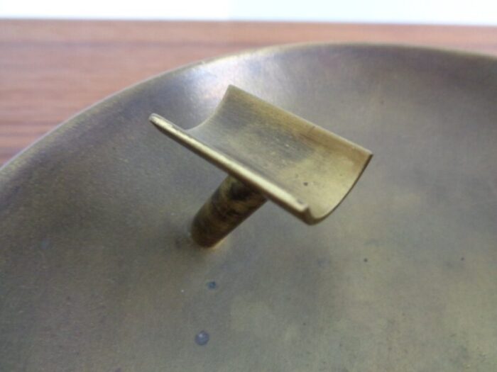 mid century brass ashtray 1960s 11